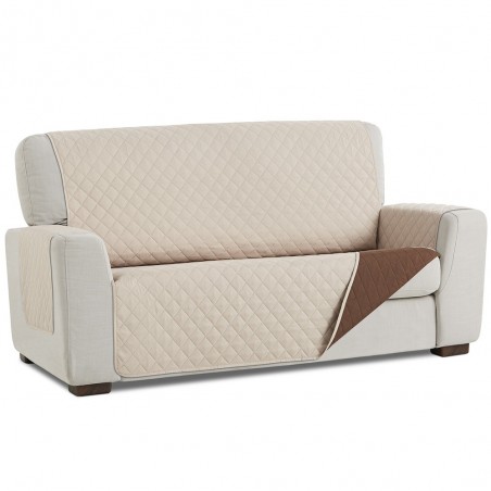 Cubre Sofá Acolchado Beige