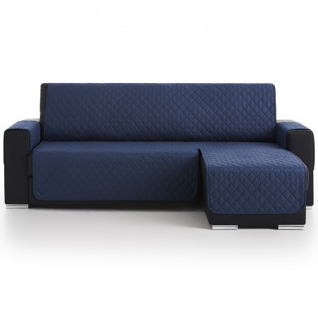 Cubre Chaise Longue Acolchado Azul